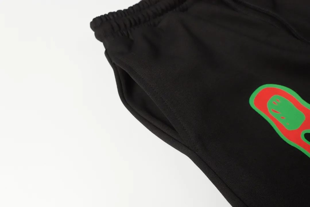 Saint Michael series of fashionable casual long sweatpants Style number: 245P190 Color: Black Size: S M L XL